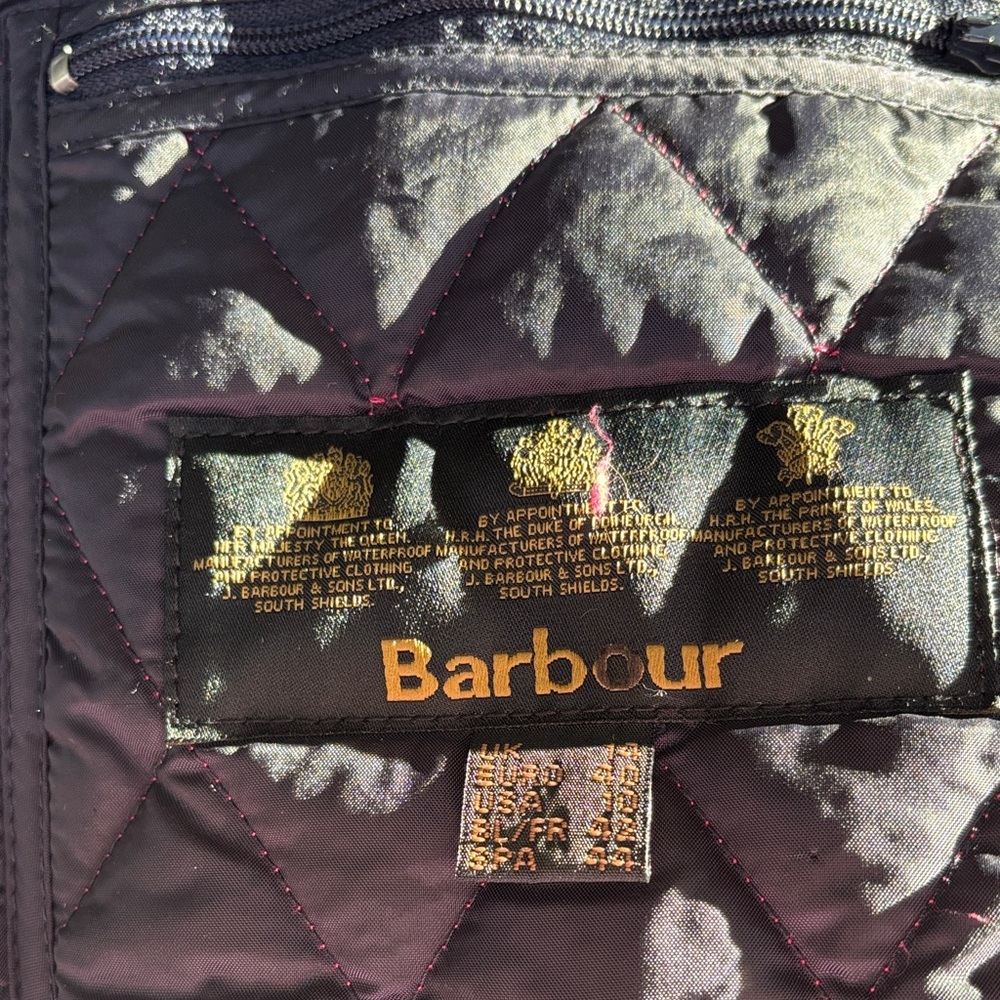 Barbour Fuchsia Quilted Jacket - Picture 6 of 7